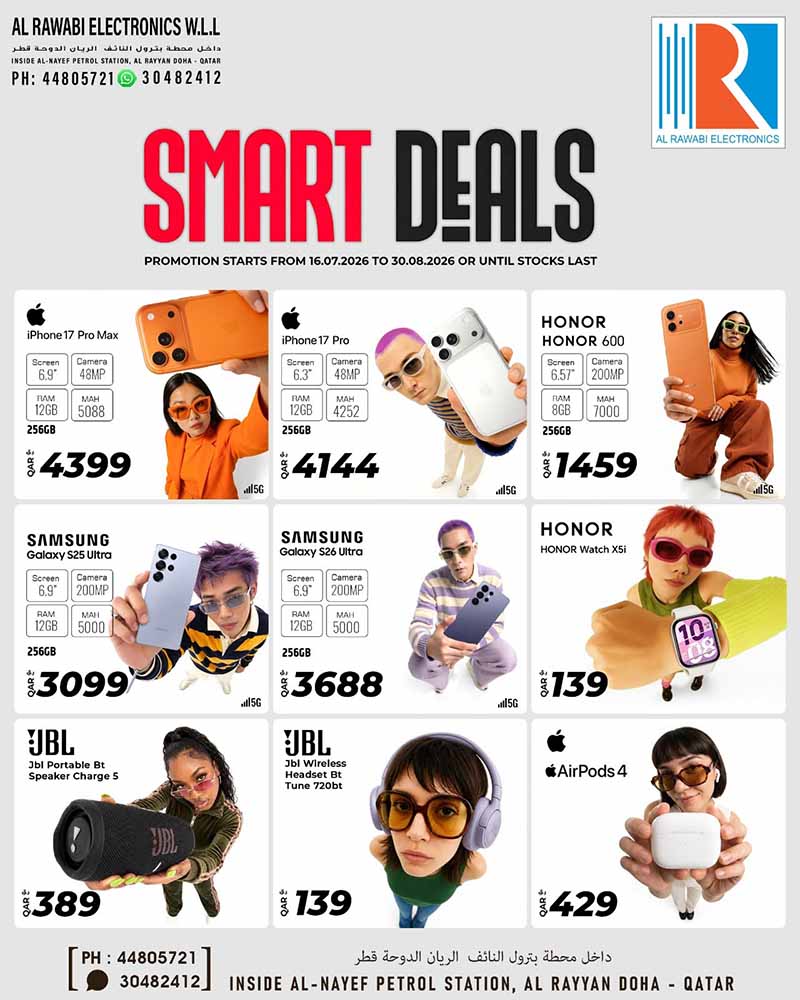 AL Rawabi Electronics SMART DEALS flyer