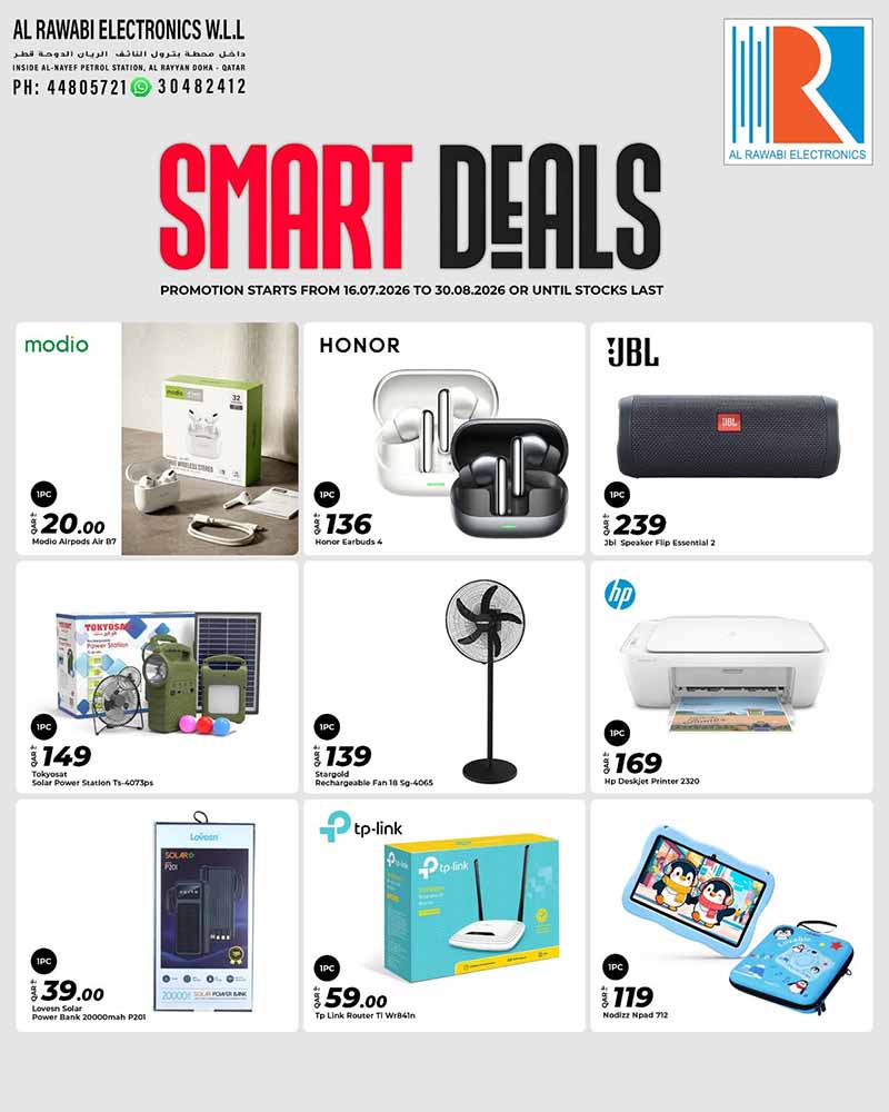 AL Rawabi Electronics SMART DEALS — flyer page 3 of 4
