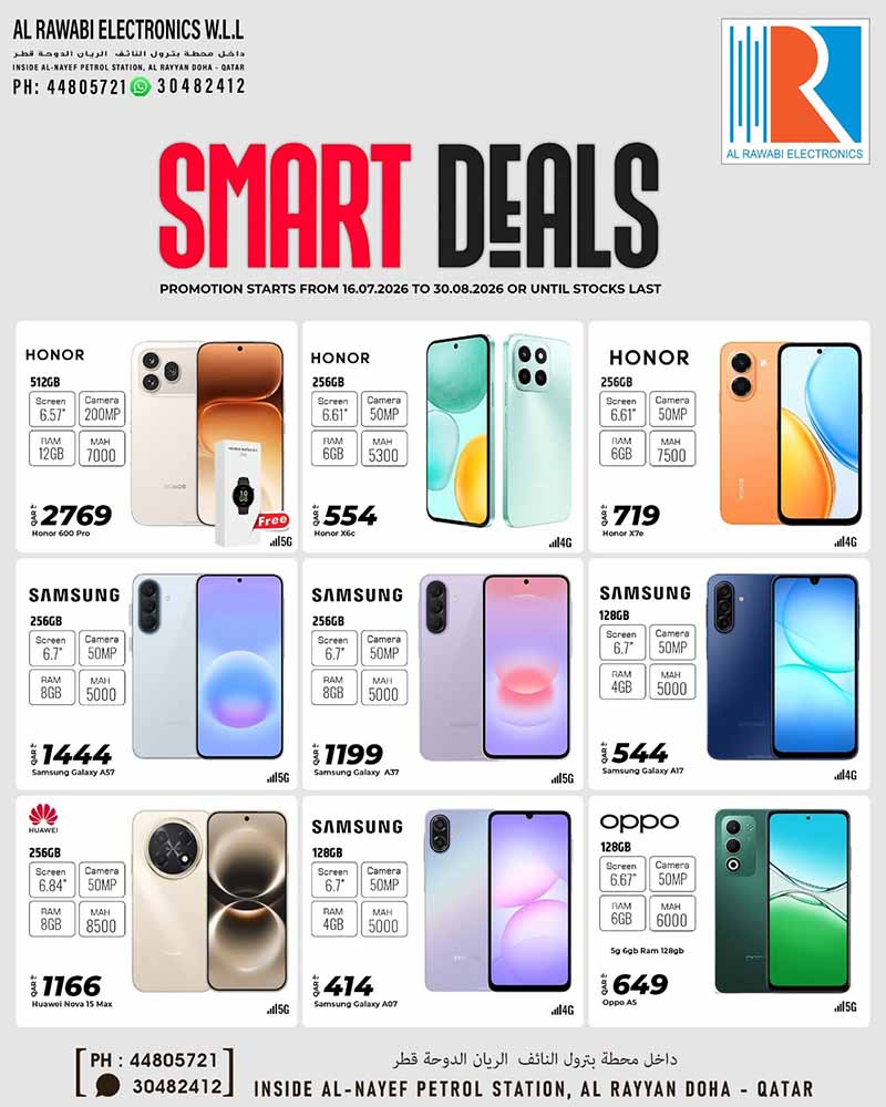 AL Rawabi Electronics SMART DEALS — flyer page 4 of 4