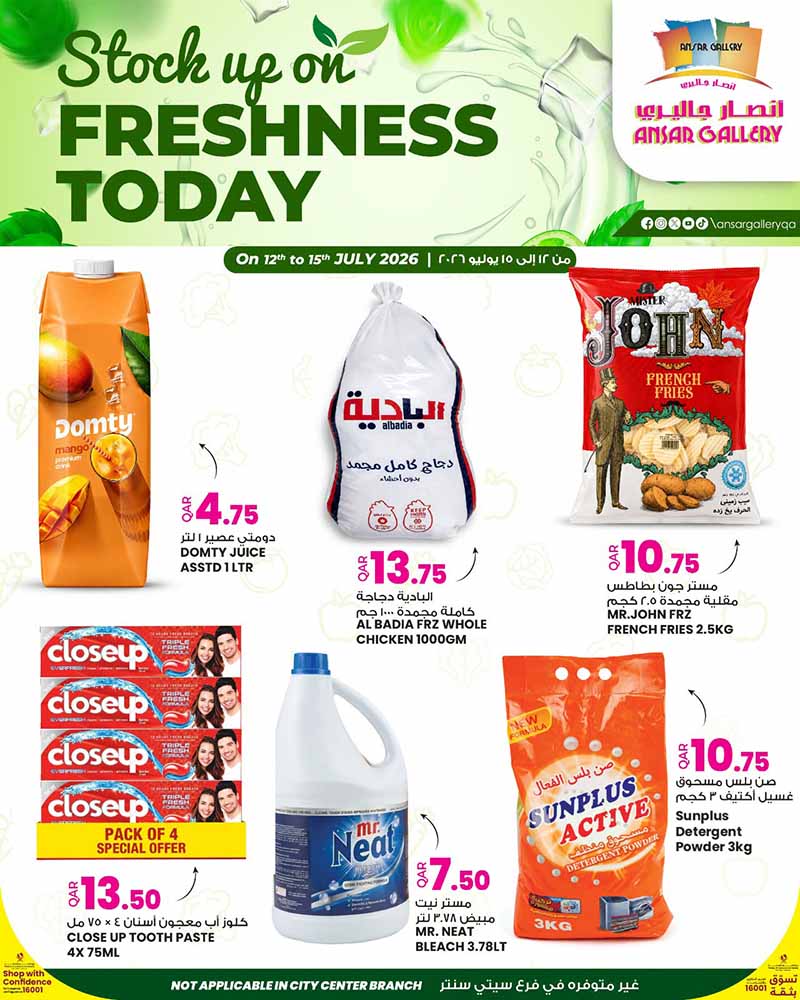 Ansar Gallery FRESHNESS TODAY — flyer page 4 of 4