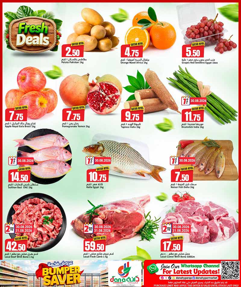 Dana Hypermarket Qatar offers — Dana Hypermarket Al-Wakrah BUMPER SAVER (Groceries), flyer page 2 of 8