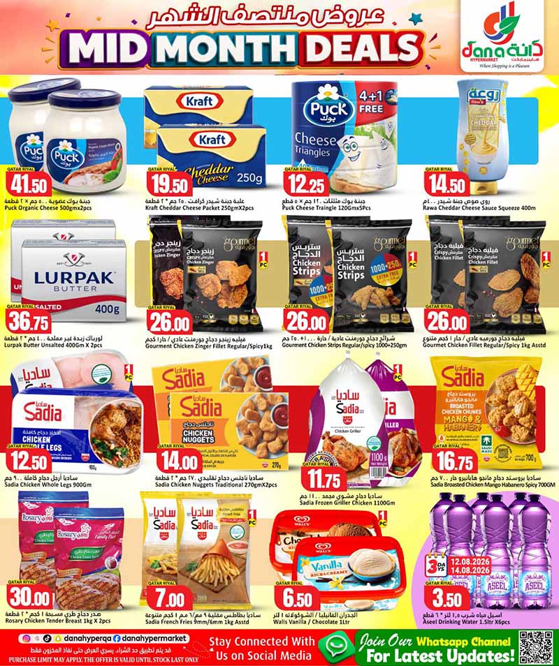 Dana Hypermarket Qatar offers — Dana Hypermarket Al-Wakrah MID MONTH DEALS (Groceries), flyer page 3 of 15