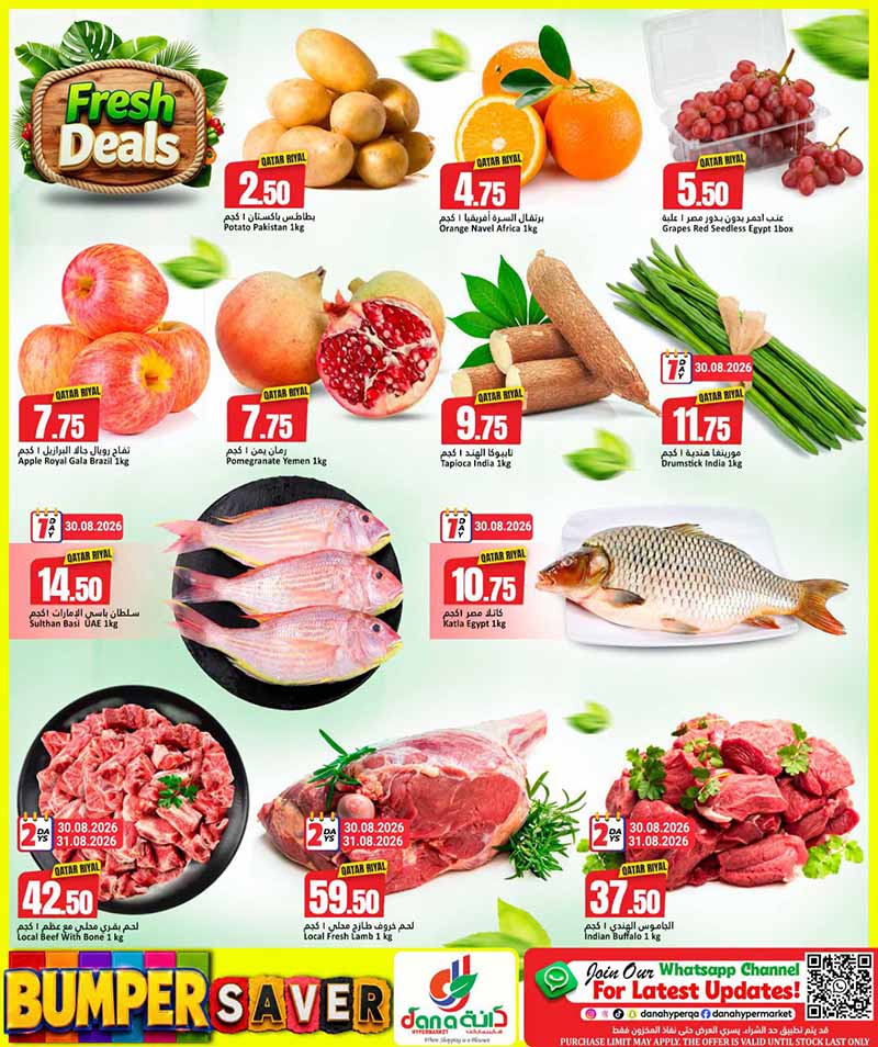 Dana Hypermarket Qatar offers — Dana Hypermarket Nuaija & Salwa BUMPER SAVER (Groceries, Electronics), flyer page 2 of 9