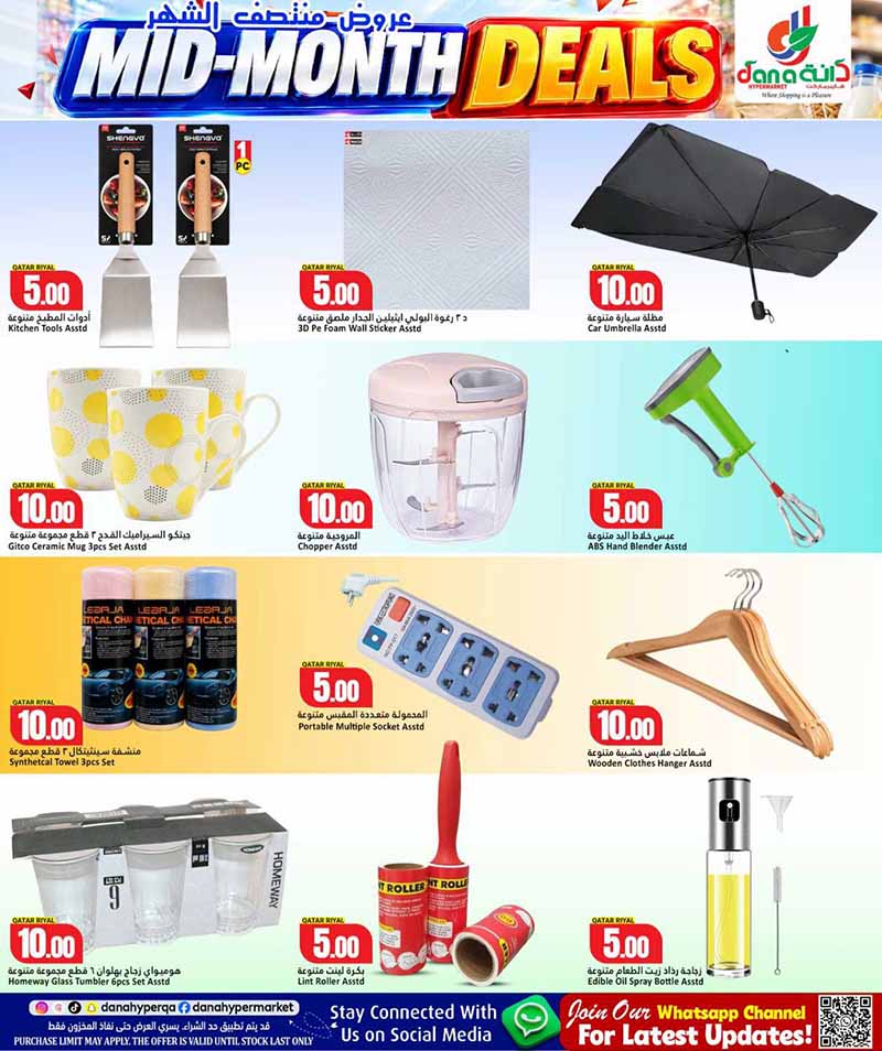 Dana Hypermarket Qatar offers — Dana Hypermarket Nuaija & Salwa MID MONTH DEALS (Groceries), flyer page 13 of 20