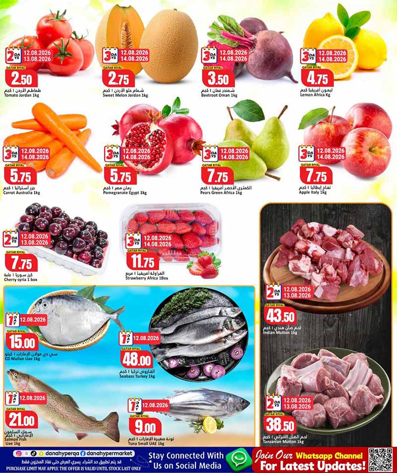 Dana Hypermarket Qatar offers — Dana Hypermarket Nuaija & Salwa MID MONTH DEALS (Groceries), flyer page 2 of 20