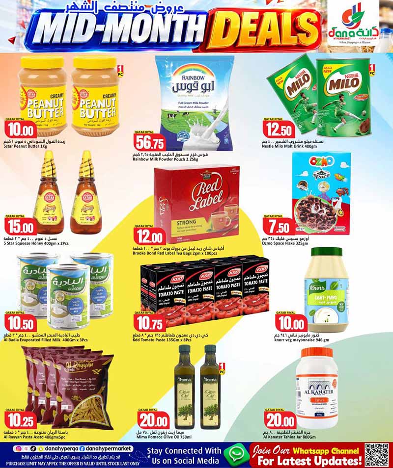 Dana Hypermarket Qatar offers — Dana Hypermarket Nuaija & Salwa MID MONTH DEALS (Groceries), flyer page 7 of 20