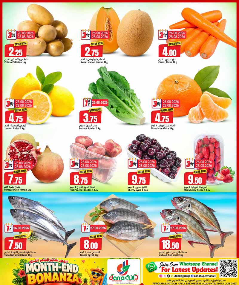 Dana Hypermarket Qatar offers — Dana Hypermarket Nuaija & Salwa MONTH END BONANZA (Groceries), flyer page 2 of 15