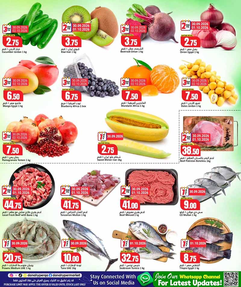 Dana Hypermarket Qatar offers — Dana Hypermarket Nuaija & Salwa MONTH END SAVER (Groceries), flyer page 2 of 14