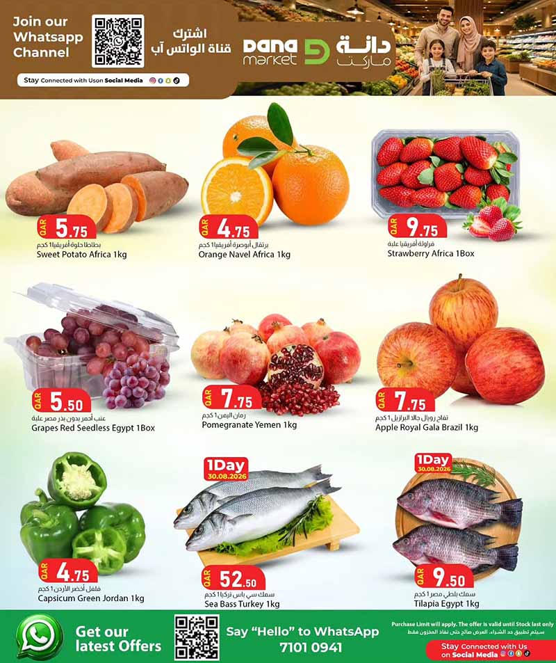 Dana Market Qatar offers — Dana Market 3 DAYS ONLY (Groceries), flyer page 2 of 17