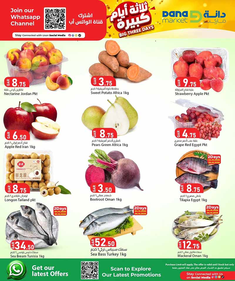 Dana Market Qatar offers — Dana Market BIG THREE DAYS (Groceries), flyer page 2 of 16