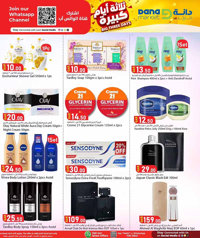 Dana Market Qatar offers — Dana Market BIG THREE DAYS (Groceries), flyer page 9 of 16