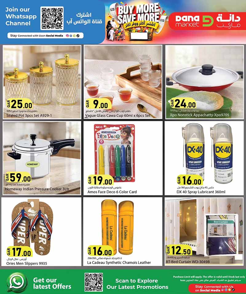 Dana Market Qatar offers — Dana Market BUY MORE SAVE MORE (Groceries), flyer page 14 of 16