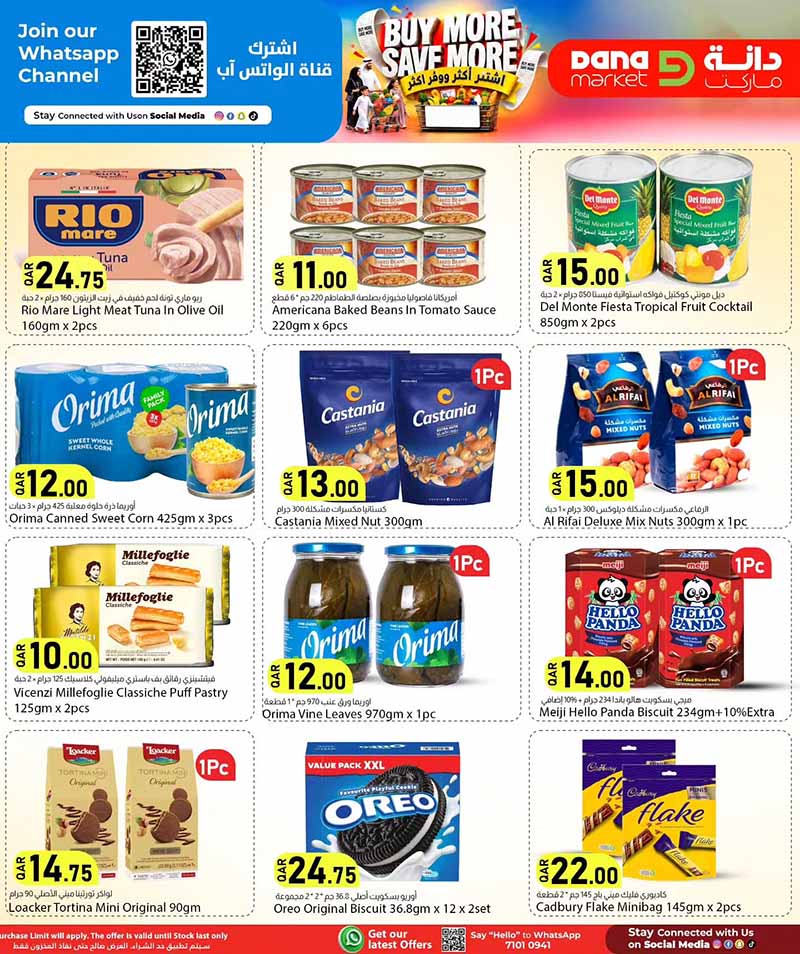 Dana Market Qatar offers — Dana Market BUY MORE SAVE MORE (Groceries), flyer page 9 of 16