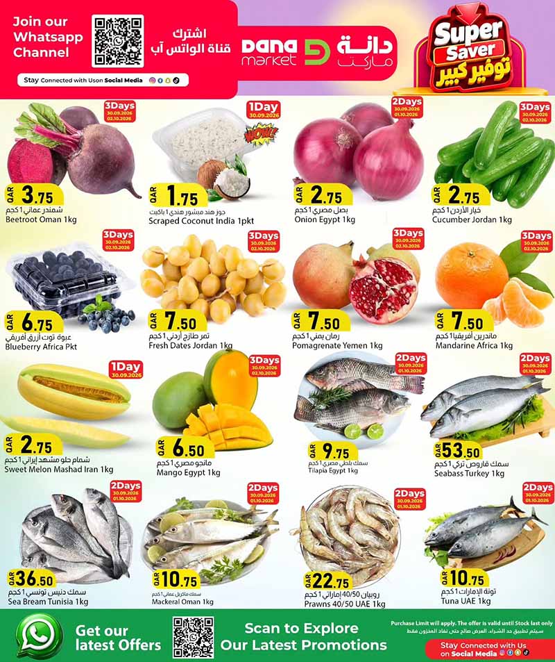 Dana Market Qatar offers — Dana Market SUPER SAVER OFFERS on EVERYDAY ESSENTIALS, ELECTRONICS and TECH (Electronics), flyer page 2 of 20