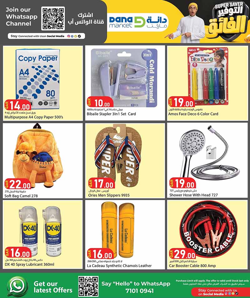Dana Market Qatar offers — Dana Market SUPER SAVER (Groceries), flyer page 17 of 20