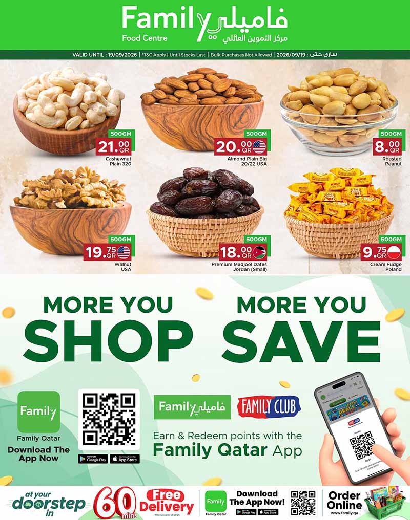 Family Food Center Qatar offers — Family Food Center DISCOVER MORE OFFERS (Groceries), flyer page 10 of 11