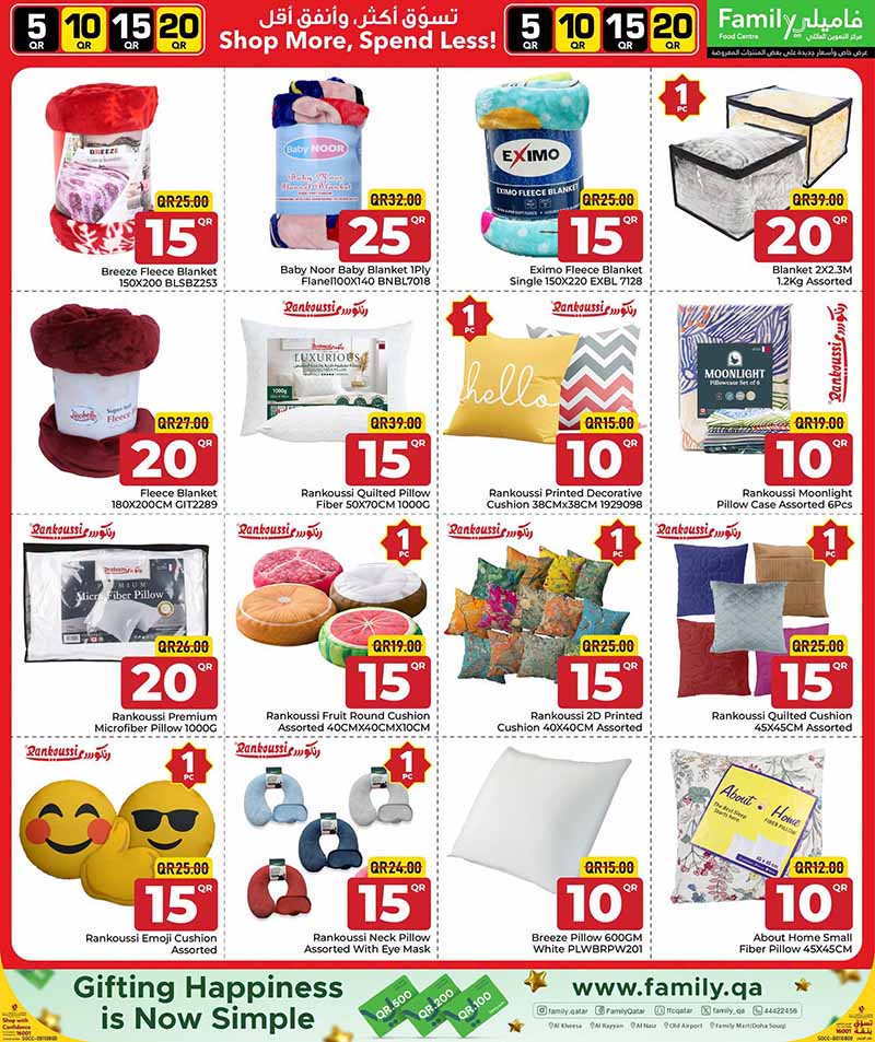 Family Food Center Qatar offers — Family Food Centre 5 10 15 20 OFFERS (Groceries, Fashion), flyer page 25 of 31