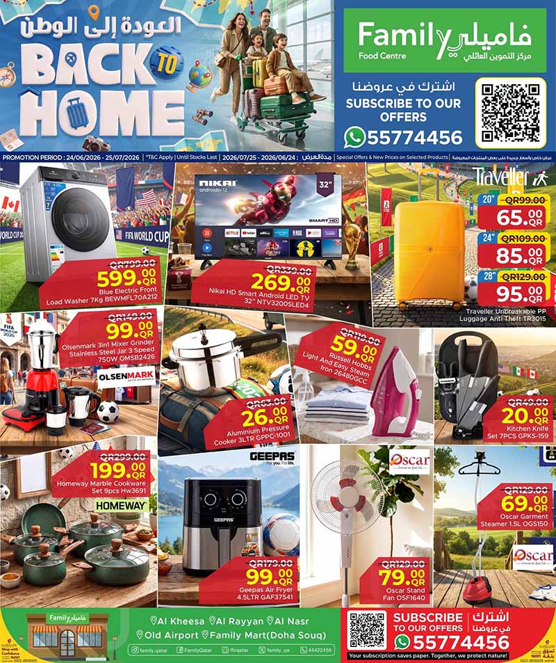 Family Food Centre BACK TO HOME flyer