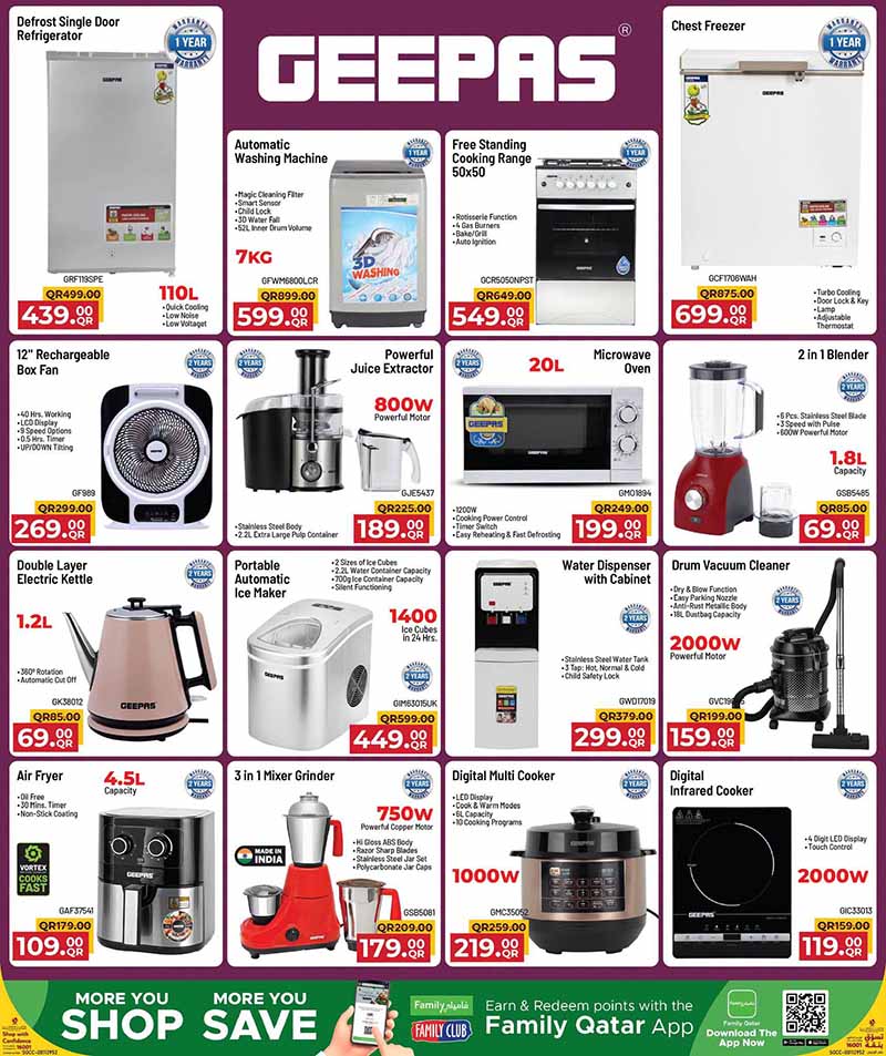 Family Food Center Qatar offers — Family Food Centre BACK TO SCHOOL (Groceries, Fashion, Sports), flyer page 18 of 26