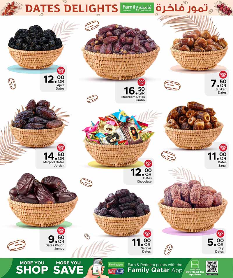 Family Food Center Qatar offers — Family Food Centre DATES DELIGHTS (Groceries), flyer page 2 of 4