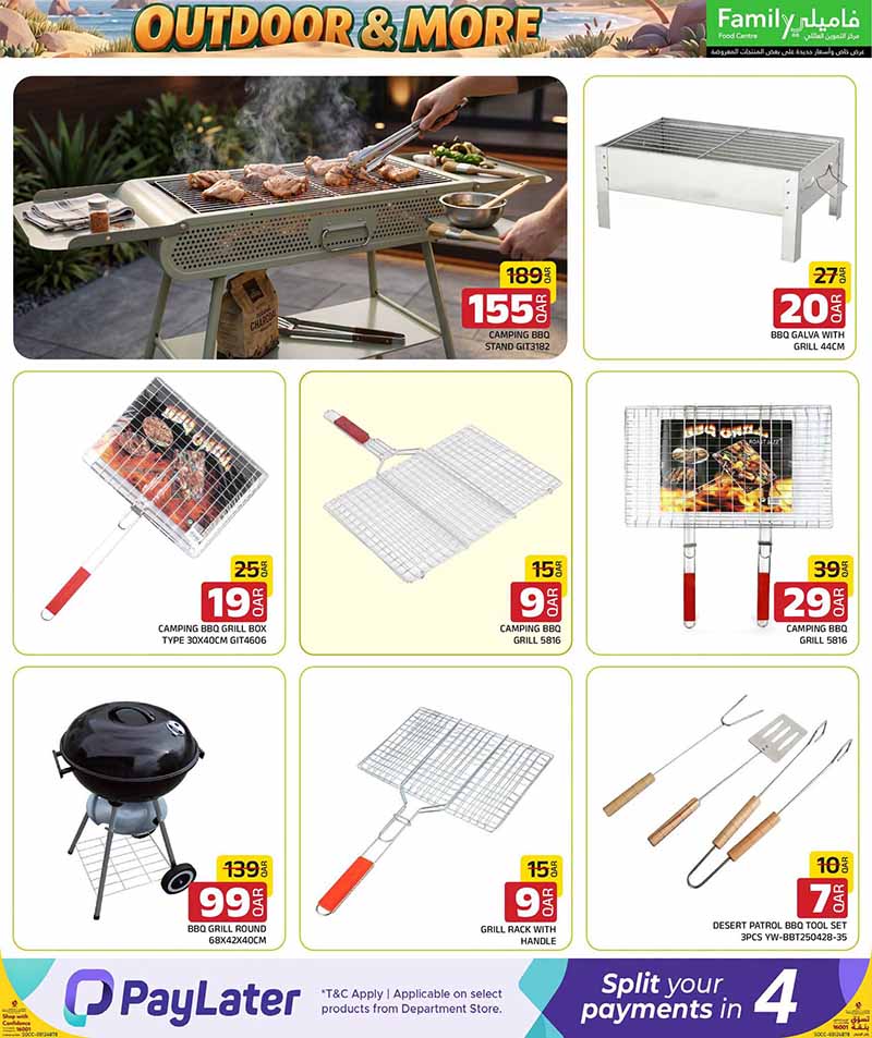 Family Food Center Qatar offers — Family Food Centre OUTDOOR OFFERS, ELECTRONICS, TECH DEALS and more (Electronics, Groceries), flyer page 11 of 65