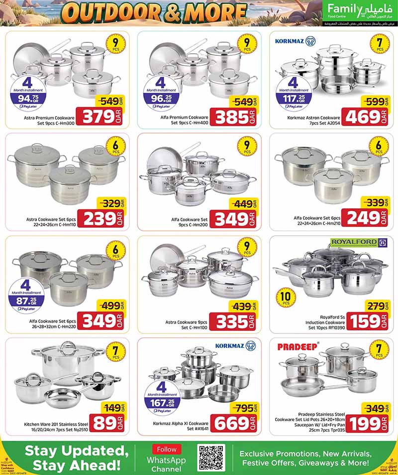 Family Food Center Qatar offers — Family Food Centre OUTDOOR OFFERS, ELECTRONICS, TECH DEALS and more (Electronics, Groceries), flyer page 37 of 65