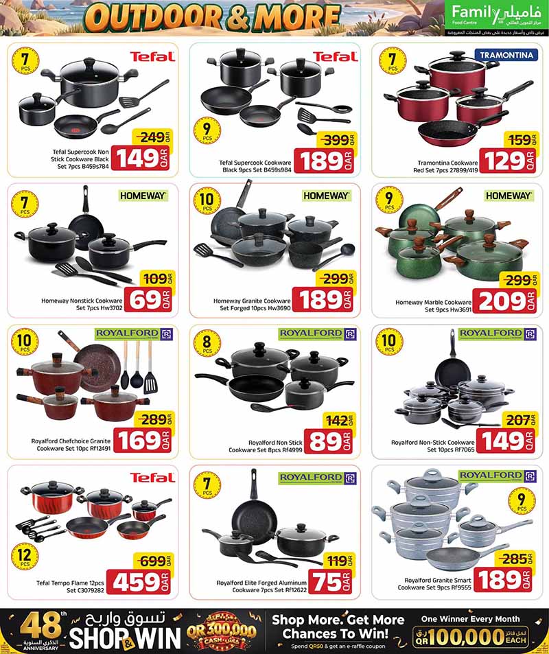 Family Food Center Qatar offers — Family Food Centre OUTDOOR OFFERS, ELECTRONICS, TECH DEALS and more (Electronics, Groceries), flyer page 38 of 65