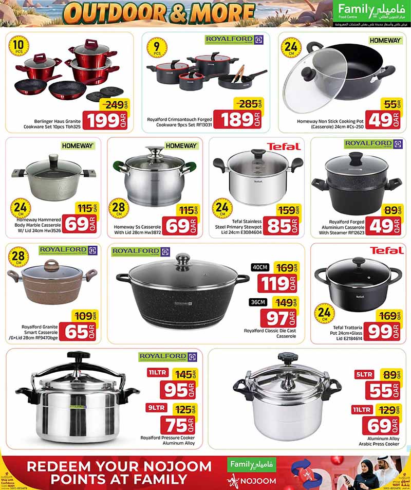 Family Food Center Qatar offers — Family Food Centre OUTDOOR OFFERS, ELECTRONICS, TECH DEALS and more (Electronics, Groceries), flyer page 39 of 65