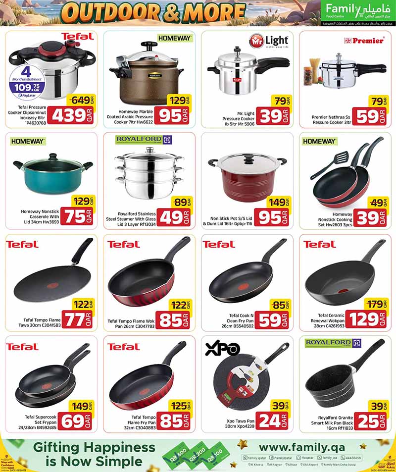 Family Food Center Qatar offers — Family Food Centre OUTDOOR OFFERS, ELECTRONICS, TECH DEALS and more (Electronics, Groceries), flyer page 40 of 65