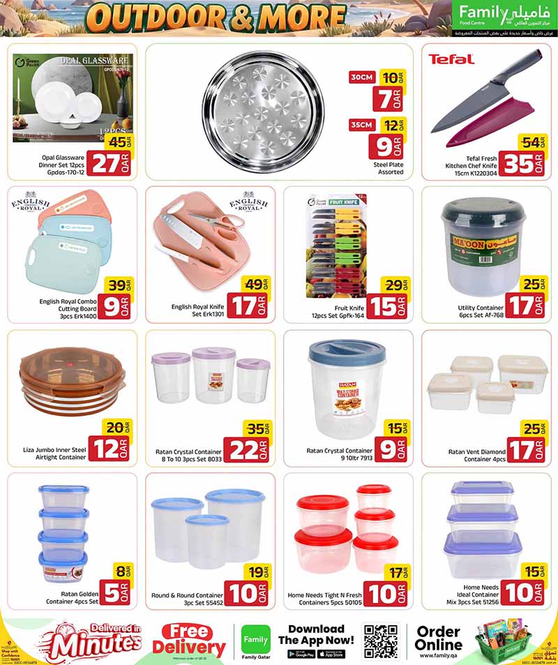 Family Food Center Qatar offers — Family Food Centre OUTDOOR OFFERS, ELECTRONICS, TECH DEALS and more (Electronics, Groceries), flyer page 42 of 65