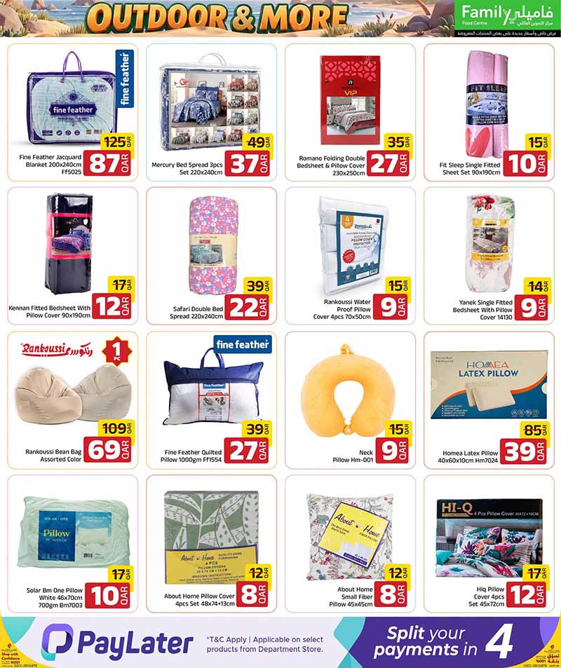 Family Food Center Qatar offers — Family Food Centre OUTDOOR OFFERS, ELECTRONICS, TECH DEALS and more (Electronics, Groceries), flyer page 54 of 65