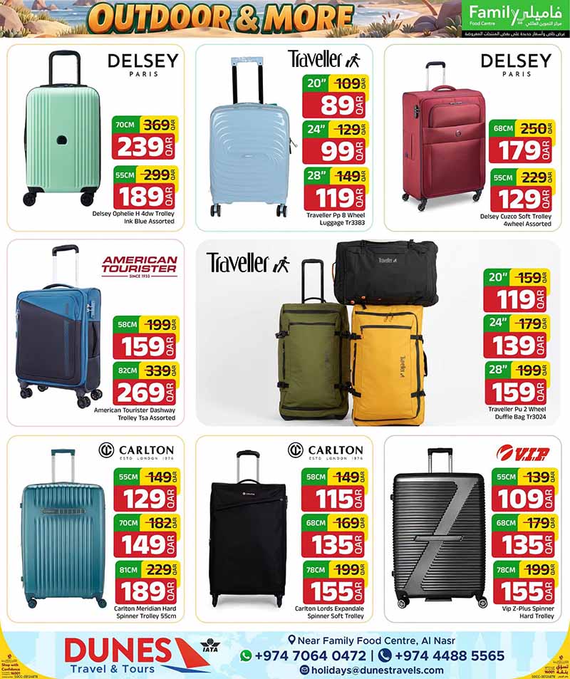 Family Food Center Qatar offers — Family Food Centre OUTDOOR OFFERS, ELECTRONICS, TECH DEALS and more (Electronics, Groceries), flyer page 56 of 65