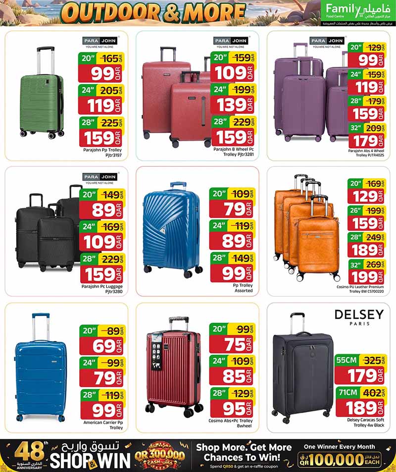 Family Food Center Qatar offers — Family Food Centre OUTDOOR OFFERS, ELECTRONICS, TECH DEALS and more (Electronics, Groceries), flyer page 57 of 65