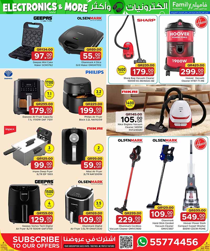 Family Food Center Qatar offers — Family Food Centre SMART PHONES, ELECTRONICS AND MORE (Electronics, Groceries), flyer page 6 of 35