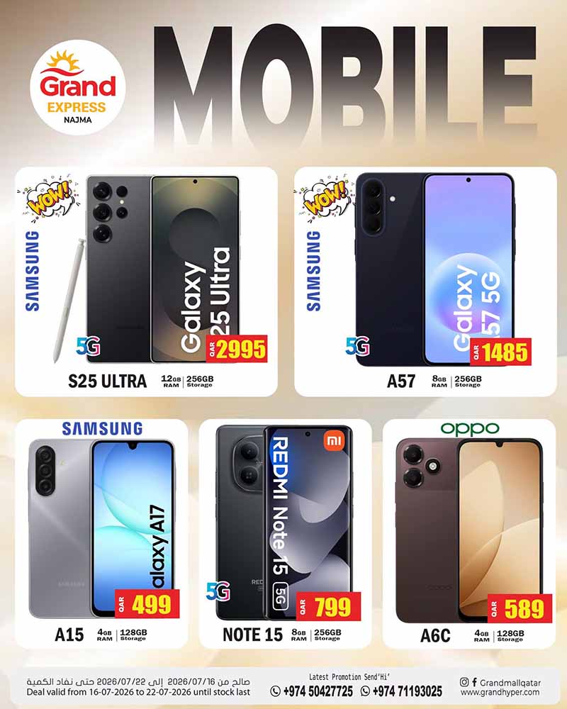 Grand Express Najma MOBILE flyer