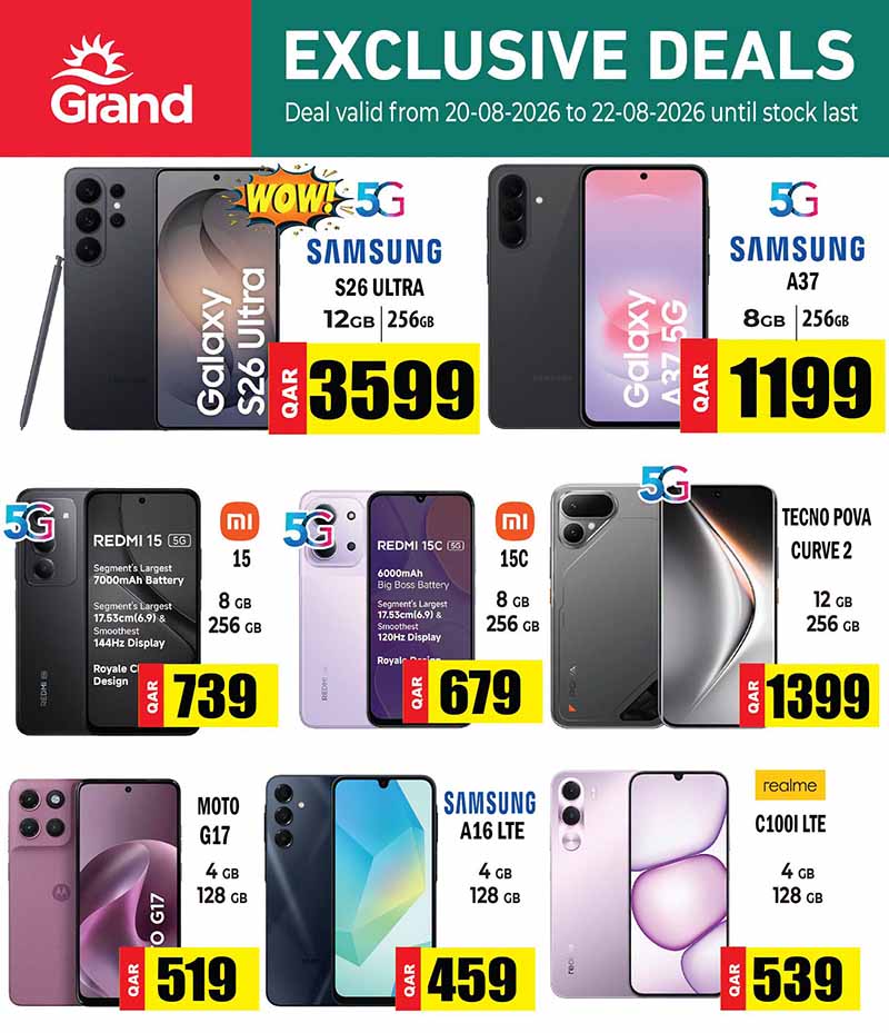 Grand Hypermarket MOBILE EXCLUSIVE DEALS flyer