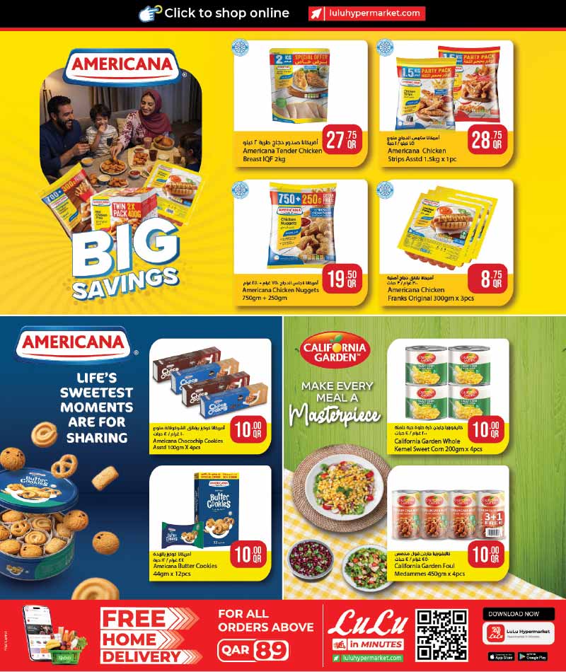 Lulu Hypermarket Qatar offers — Lulu Hypermarket WORLD FOOD OFFERS on Authentic Flavors, International Delicacies and more (Groceries), flyer page 8 of 27