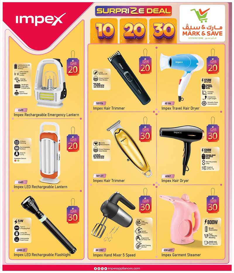 Mark & Save Hyperstore Qatar offers — Mark & Save Hyperstore EXCLUSIVE DEALS (Electronics), flyer page 10 of 20