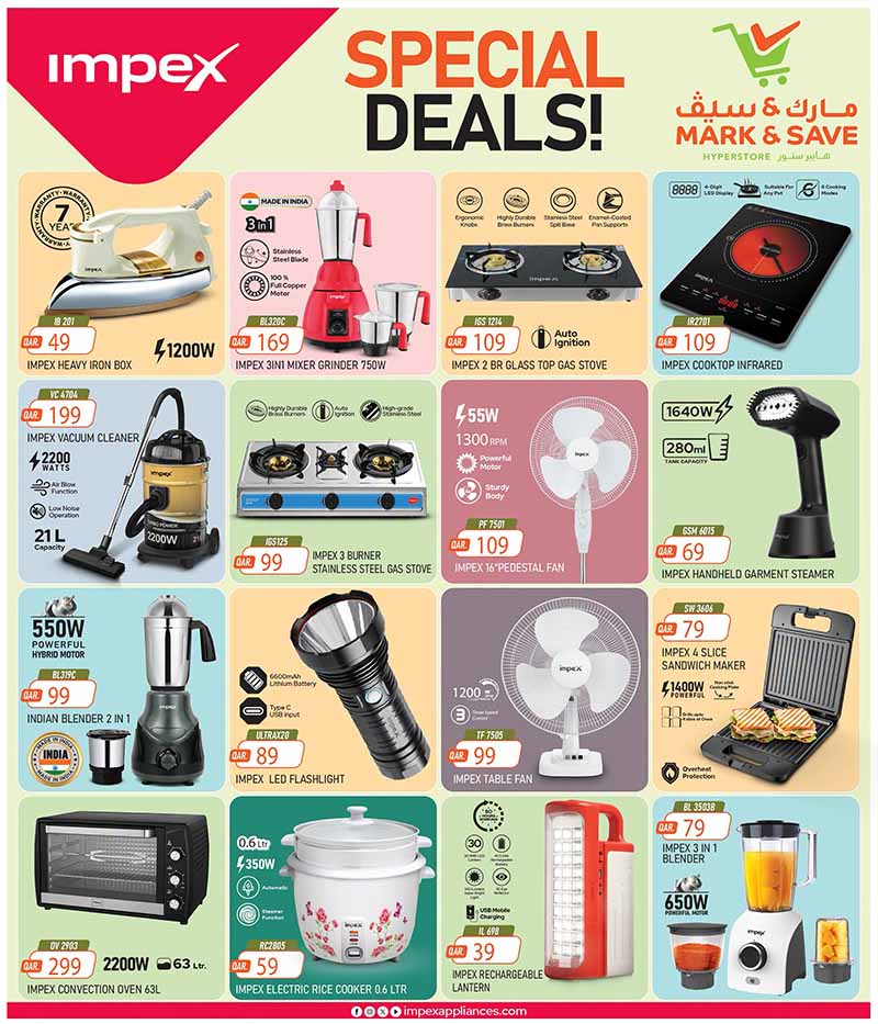 Mark & Save Hyperstore Qatar offers — Mark & Save Hyperstore EXCLUSIVE TECH DEALS (Electronics), flyer page 14 of 20