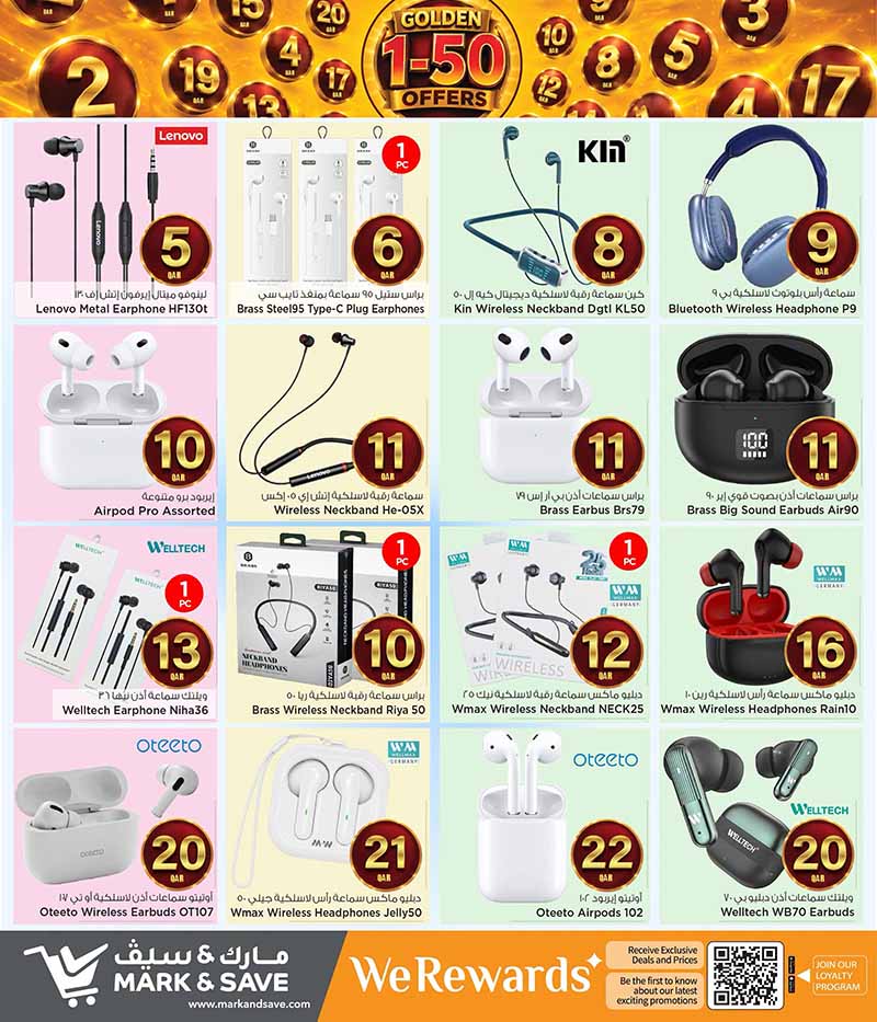 Mark & Save Hyperstore GOLDEN QR 1 TO 50 OFFERS — flyer page 24 of 24