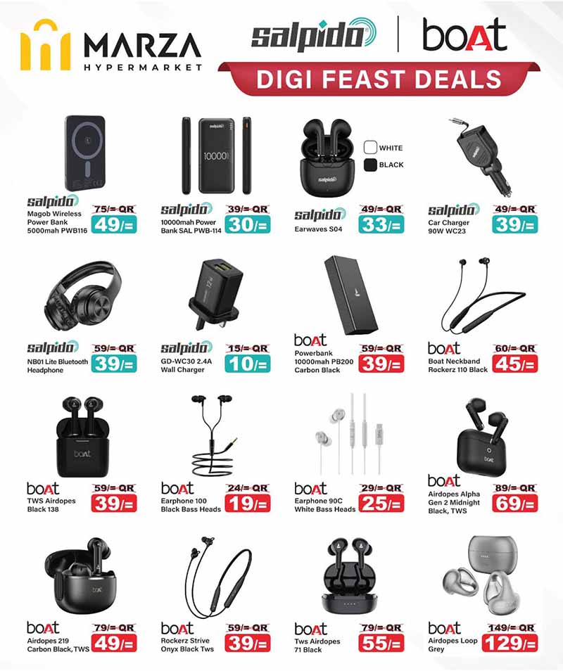 Marza Hypermarket Qatar offers — Marza Hypermarket DIGI FEST (Electronics, Groceries), flyer page 21 of 24