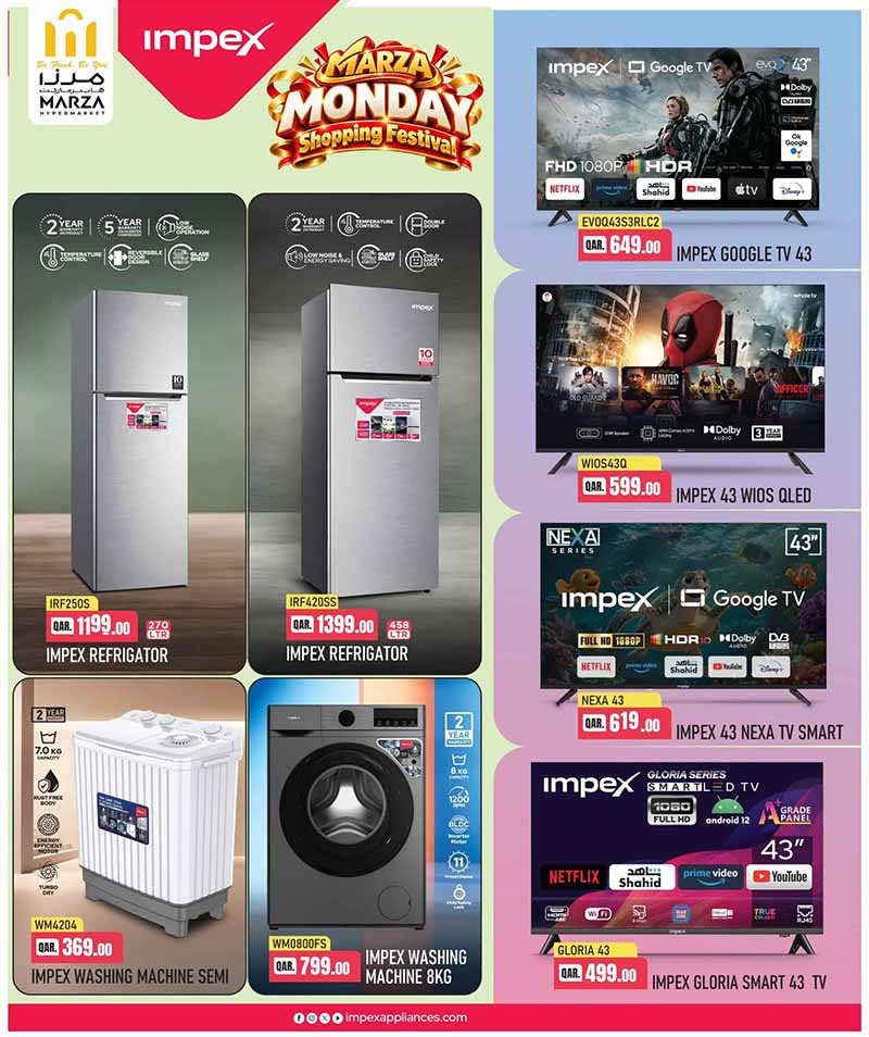 Marza Hypermarket Qatar offers — Marza Hypermarket MONDAY SHOPPING FESTIVAL (Groceries), flyer page 18 of 23