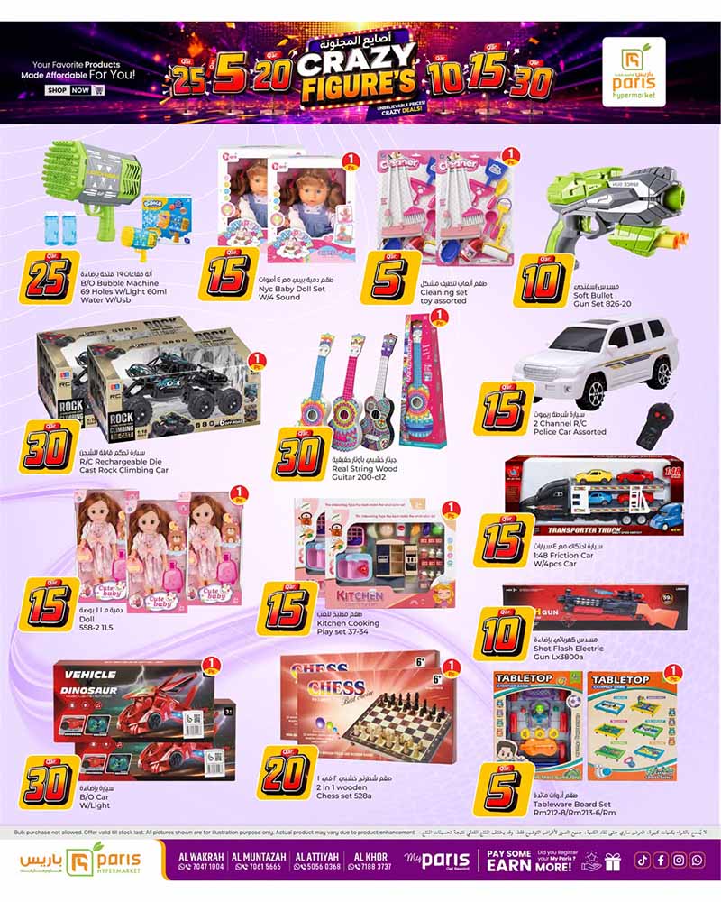 Paris Hypermarket Qatar offers — Paris Hypermarket CRAZY FIGURES (Groceries, Electronics), flyer page 13 of 20