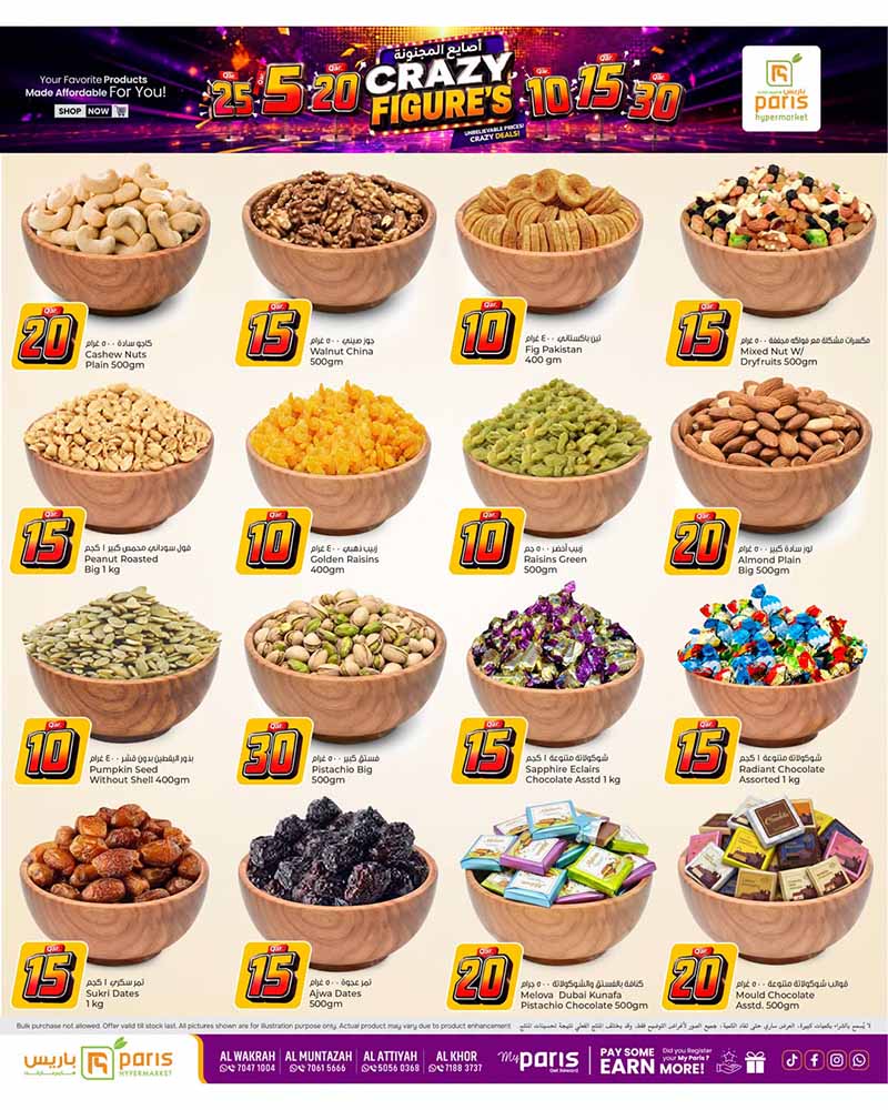 Paris Hypermarket Qatar offers — Paris Hypermarket CRAZY FIGURES (Groceries, Electronics), flyer page 4 of 20