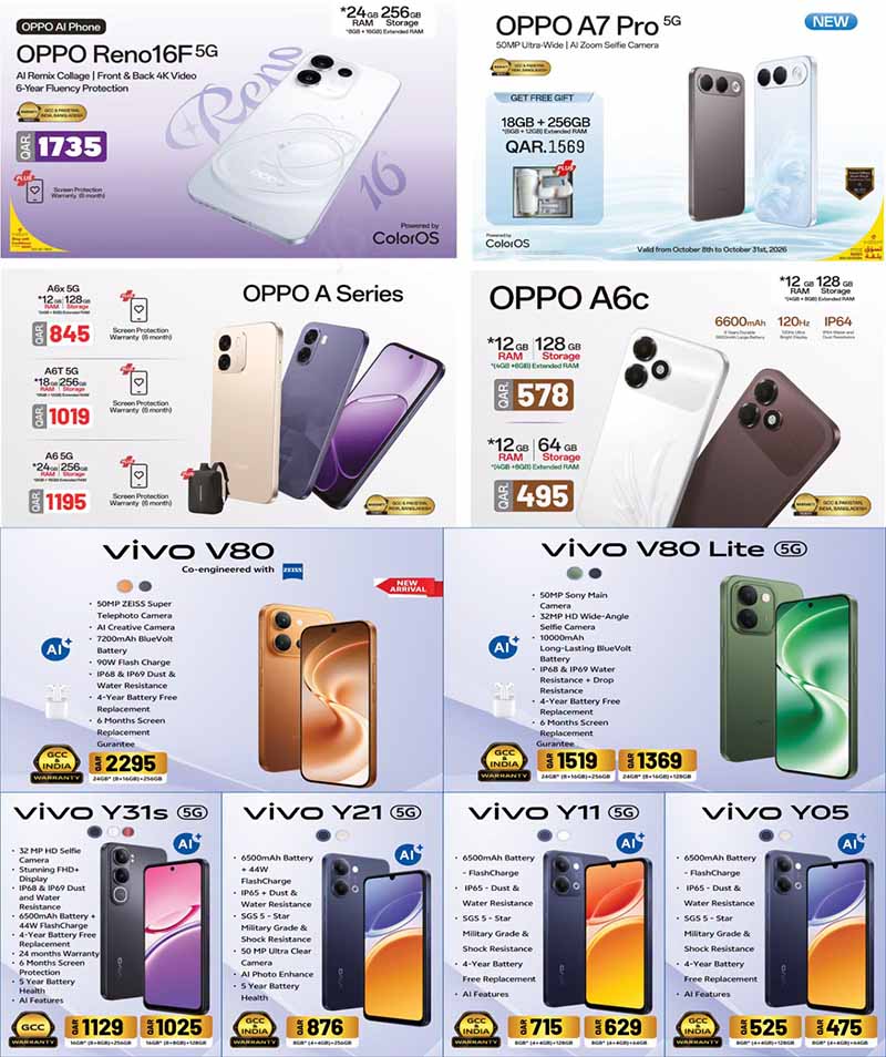 Al Rawabi Qatar offers — Rawabi Hypermarket DIGITAL DELIGHTS on ELECTRONICS, TECH DEALS and more (Electronics, Groceries), flyer page 5 of 8