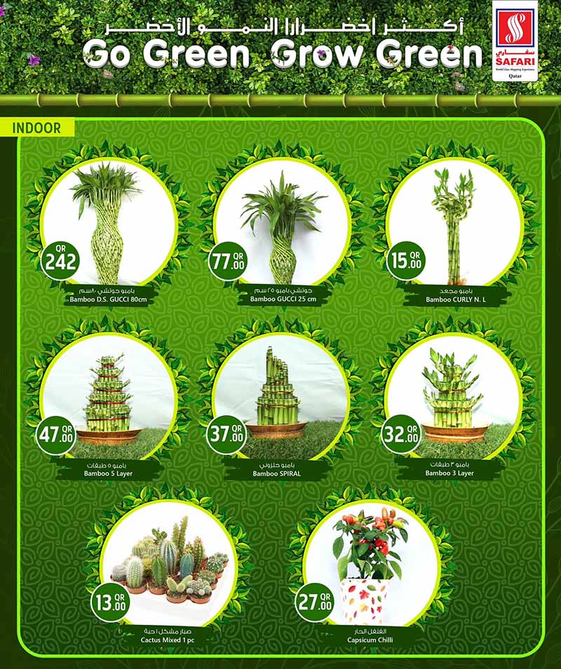 Safari Hypermarket Qatar offers — Safari Hypermarket GO GREEN GROW GREEN (Groceries), flyer page 11 of 15