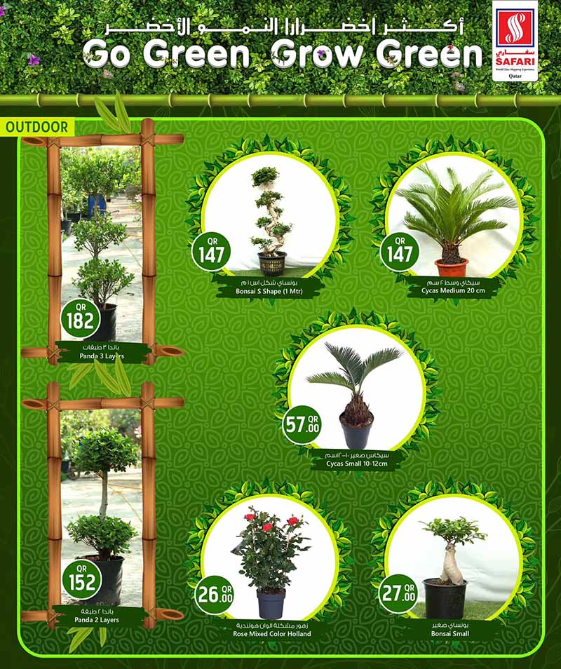 Safari Hypermarket Qatar offers — Safari Hypermarket GO GREEN GROW GREEN (Groceries), flyer page 6 of 15