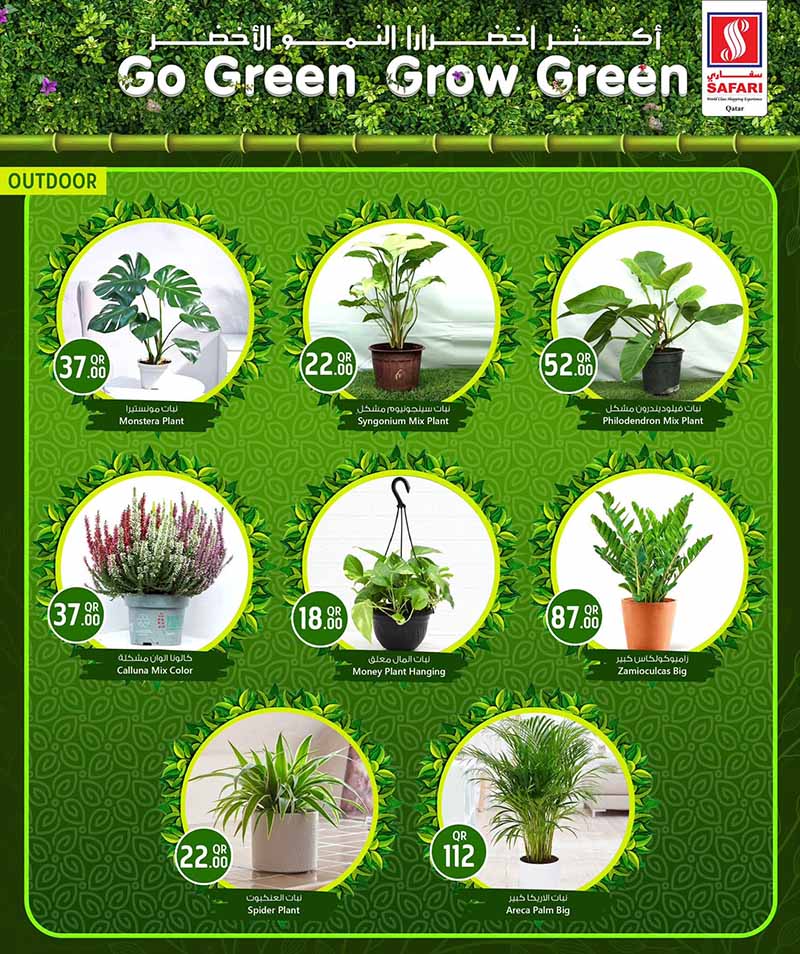 Safari Hypermarket Qatar offers — Safari Hypermarket GO GREEN GROW GREEN (Groceries), flyer page 7 of 15
