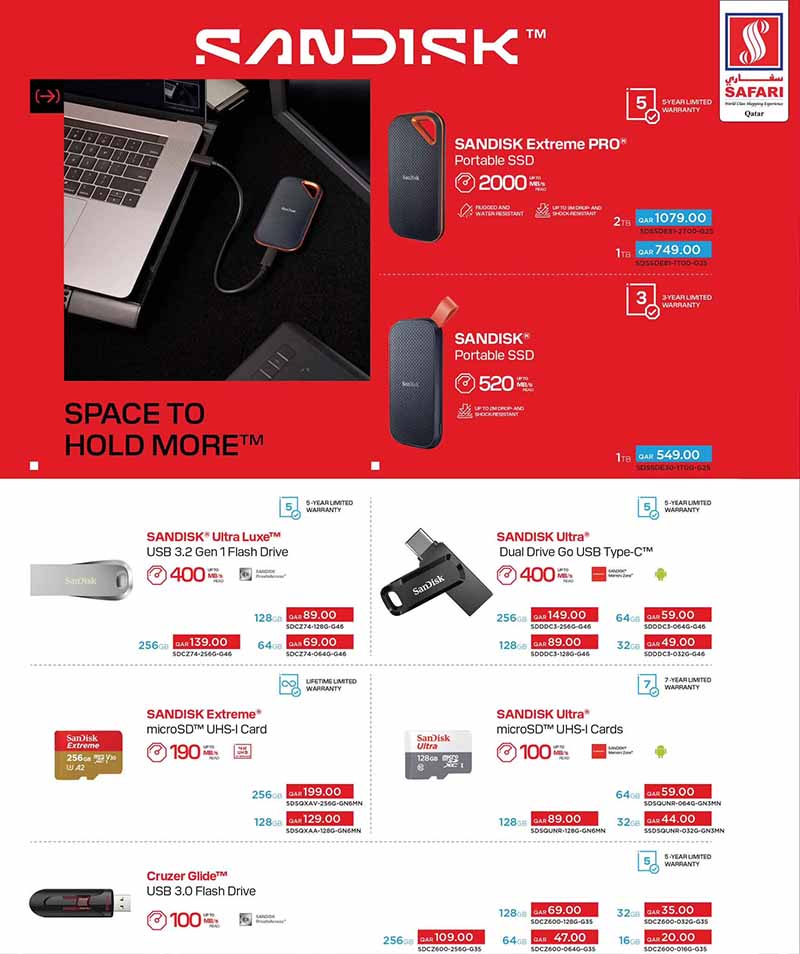 Safari Hypermarket Qatar offers — Safari Hypermarket MID MONTH PRICE DROP (Electronics, Beauty, Groceries, Sports), flyer page 27 of 30