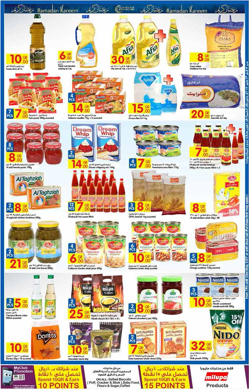 random grocery items